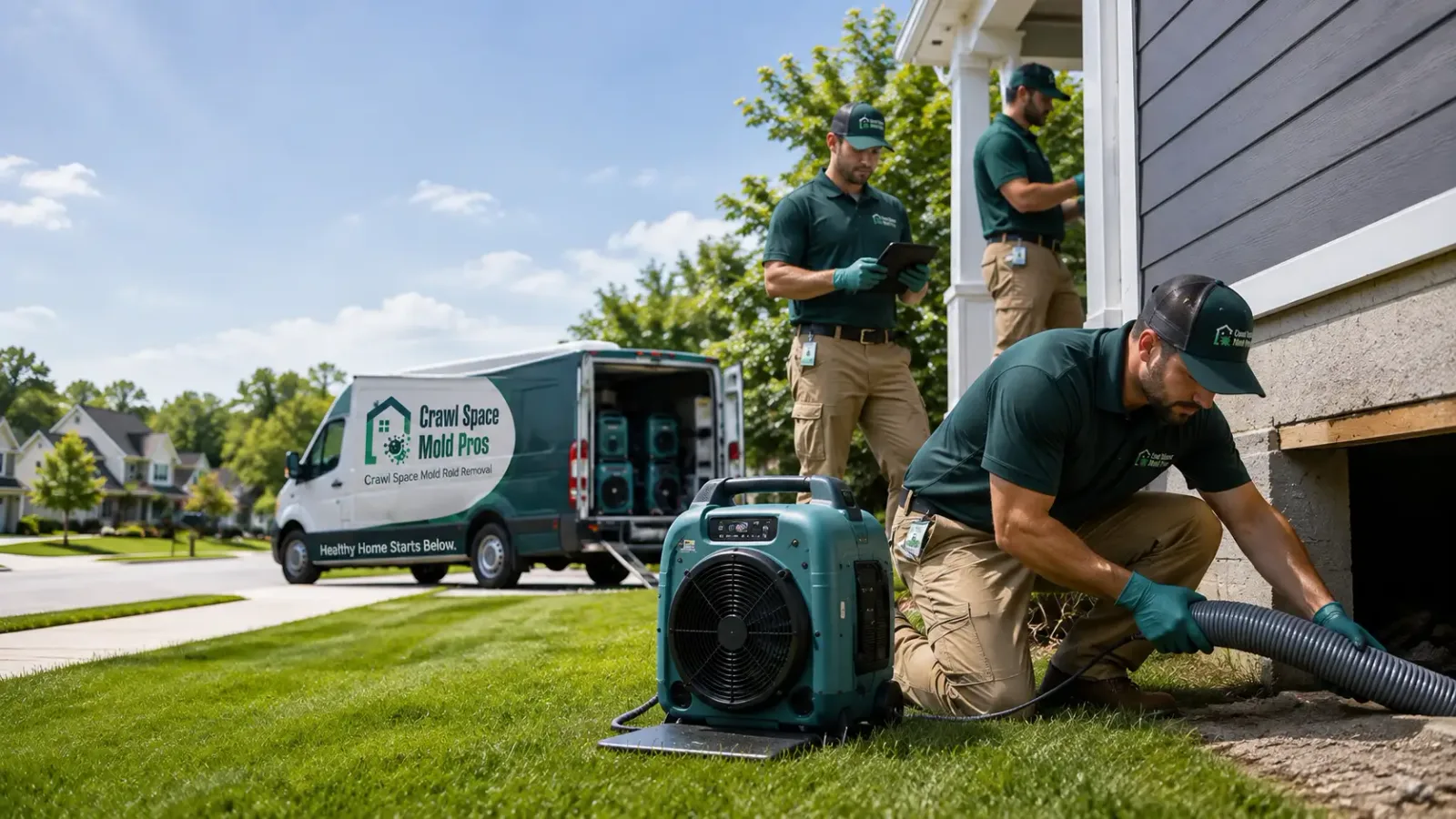 Crawl Space Mold Removal in Whiting, IA
